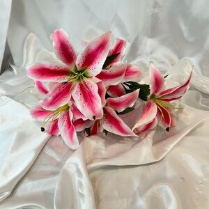 Pink and White Lily Bouquet